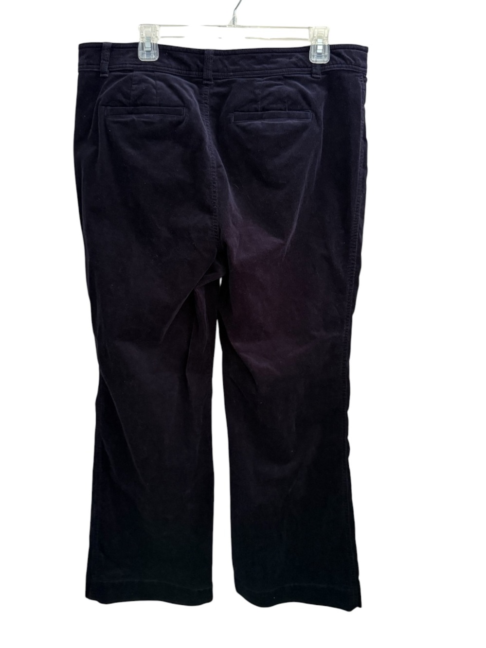Talbots Navy Corduroy Straight Leg Pants Approx 38x31 Cotton Stretch - Picture 3 of 9